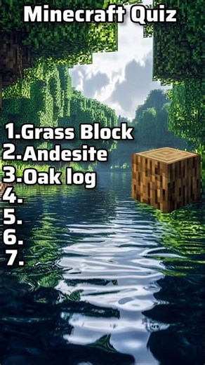 Minecraft Quiz: Can You guess All Blocks #minecraft#minecraftshorts#minecraftquiz#quiz#shorts