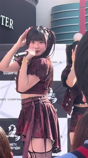 WHITE SCORPION「9thデジタルシングル『タイトル未定』リリースイベント」＠ イクスピアリ セレブレーション・プラザ #ホワスピ #アイドル @もも WHITE SCORPION