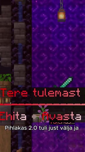 Tule ka Pihlakas 2.0 mängima! pihlakas.ggs.best #eesti #minecrafti #server