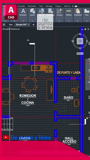 Cómo hacer que un mueble tape un achurado en AutoCAD