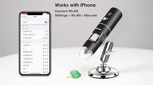Watch TOMLOV Wireless Digital Microscope, Works with iPhone/Android on Amazon Live