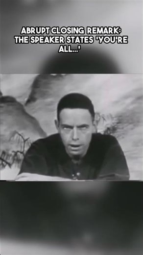 The perfect mic drop... that never landed. Wait for the final three words! 🤯