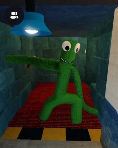 Playing as GREEN Monster in Rainbow Friends Chapter 1! (Funny & Scary) #roblox #roleplay