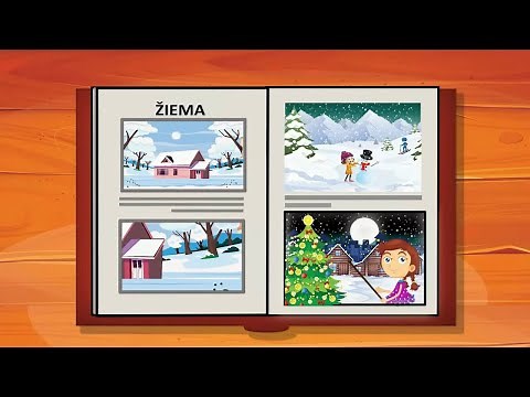 Metų laikai. Mokomieji filmukai vaikams Lietuvių kalba.