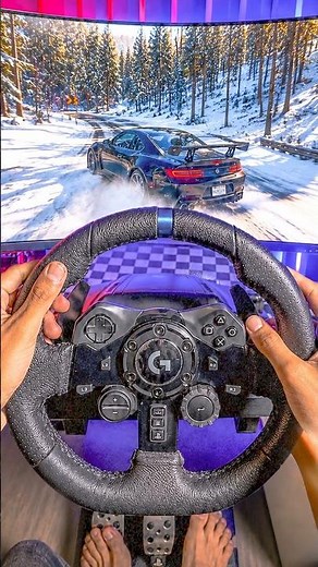 Game with Steering Wheel Logitech G923 #shorts