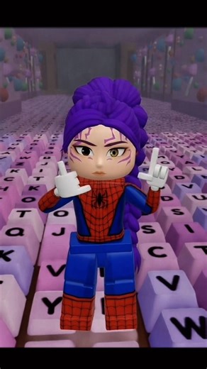 Rumi vs Keyboard Games💜🙌🏻 #roblox #shorts