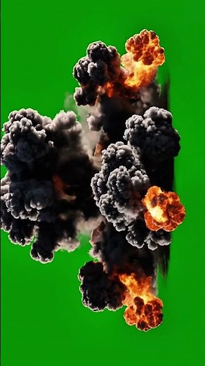 FREE No Copyright Green Screen Explosion 💥 | Loop Animation | 4K Overlay