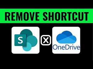 How to Remove Sharepoint Shortcut From Onedrive 2025 | Delete Sharepoint Shortcut From Onedrive