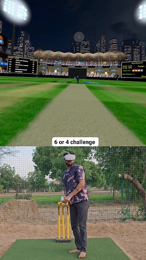 1.9M views · 10K reactions | 6 or 4 challenge  #gaming #reels #cricket | Engineer The Gamer | Facebook