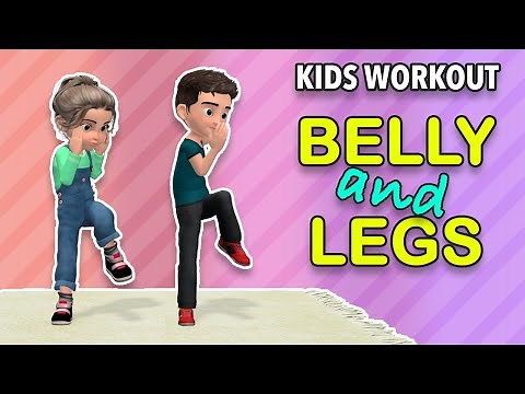 Belly + Legs Kids Workout At Home