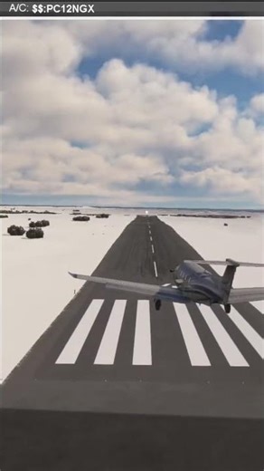 Alaskan Cargo Operations PC-12 Bethel to Hooper Bay Navigating Sub-Zero | Window View Landing