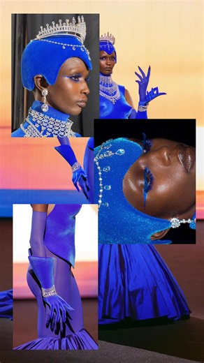 Completely inspired by the @ROBERT WUN• Haute Couture SS26 makeup Valentina Li executed by @louiseloctin [ad/press drop] @VIOLETTE FR @cheeryep @CbeautyMall