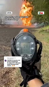 87K views · 372 reactions | The intense heat from the massive gas pipeline explosion in Putra Heights was felt even 100 meters away, with temperatures soaring beyond 1,000°C. #thesun #theSunMY #putraheightsfire #extremeheat | The Sun Malaysia | Facebook
