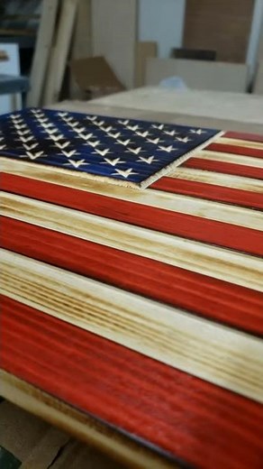 HOW TO CNC FLAGS - Carving Flags on a CNC Router #Shorts