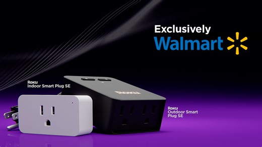 Open Box Roku Smart Home Indoor Smart Plug SE (2-Pack) 15 Amps with Custom Scheduling, Remote Power, and Voice Control