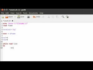 Shell Scripting Tutorial-49 Count the number of words and sentences in a