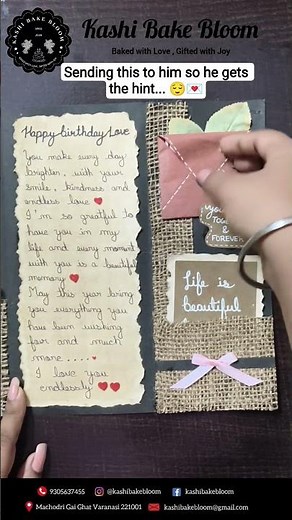 DIY Birthday Scrapbook Card ✨ The Perfect Handmade Gift Idea 💕