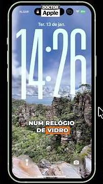 iPhone Course - Glass Clock on iPhone