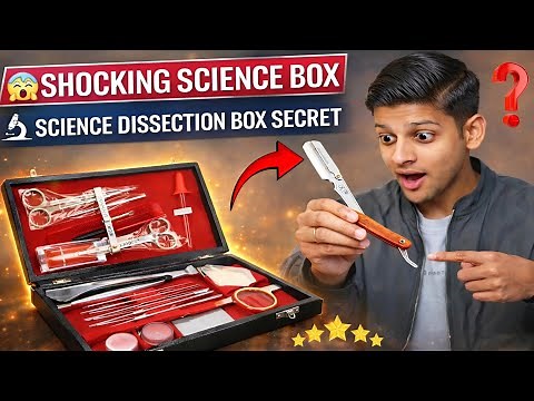 What Inside Science Dissection Instruments Box🤭 | Science Box