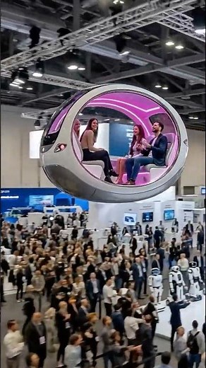 Stunning Hover Mobility Pod Demo at LA Auto Show 2025 #Futureofmobility #LAautoshow