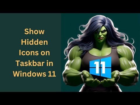How to Show Hidden Icons on Taskbar in Windows 11 | GearUpWindows Tutorial