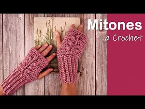 Easy crochet fingerless gloves for women. Step by step!