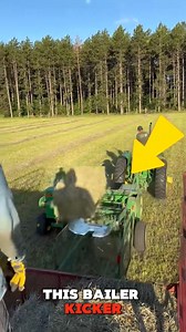 71K views · 152 reactions | Fastest Way to Handle Hay Bales Ever A baler kicker, or bale thrower, attaches to hay or straw balers to speed up handling. Once bales are formed, it automatically ejects them, making transport and stacking faster, safer, and far more efficient for farmers. #FarmingTech #AgricultureInnovation #HayBaling #technology #techtips Credits: @ user3179608605422 / TT @ nurse_farmher_esther / TT @ basicbill3 / YT | Future Tech | Facebook