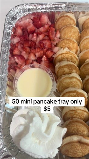50 Mini Pancakes for $5 — Where to Buy Mini Pancake Trays