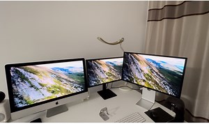 简单对比studiodisplay和lg ultrafine和iMac27显示效果