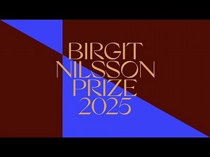 Live announcement of The Birgit Nilsson Prize 2025