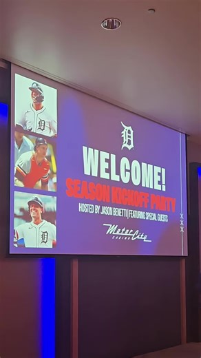 Detroit Tigers 1901 Society Season Kickoff Party 2026! Kerry Carpenter, Spencer Torkeson, Jason Bennetti, Andy Dirks, Lance Parrish, and Dan Petry. Photos and a Q&A session. Finally got to talk to @Andy Dirks about laughing at my dog on air. Justice for B! Such a great event this year, counting down to opening day! #detroit #detroittigers #mlb #detroitsports #openingday