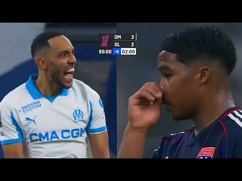 ENDRICK CRY AFTER-COMEBACK !! Highlights: 3-2 Marseille vs Lyon Ligue 1 McDonnal's Résumé Aubameyang