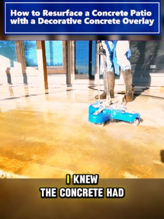 Concrete Patio Resurfacing: Decorative Concrete Overlay Guide