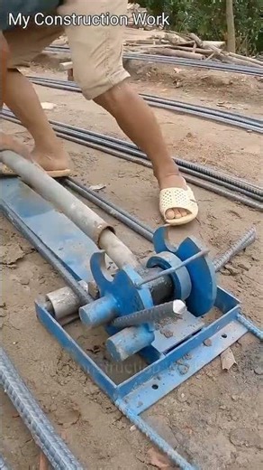 Efficient Manual Rebar Bending Machine Demo