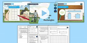 Year 5 Diving into Mastery: Step 4 Area of Rectangles Teaching Pack