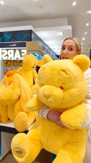 How seeet are the Disney Winnie the Pooh and Selfridges plushies #disney #shorts #shopping #love