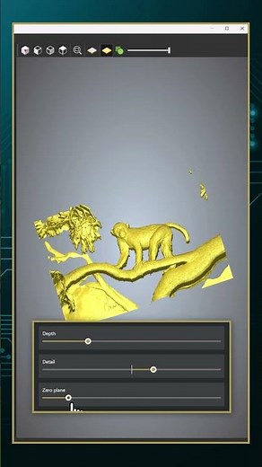 Make a Relief of a Jungle Scene in Minutes