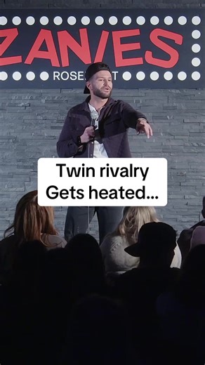 Twin rivalry gets heated #comedy #standup #fyp #twins ————————————————come see me live!! March 15- Denver, CO March 20-22- Rutherford, NJ April 1- Louisville, KY April 8- Jacksonville, FL April 9- Greenville, SC April 24- Castleton, VT (link needed) May 1- Newburgh, NY (link needed) May 15- Albany, NY May 20-21- Naples, FL July 12- Charlotte, NC October 23-24 - Syracuse, NY Anthonyrobustiano.com 🎟️
