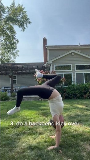 How to do a back walkover!