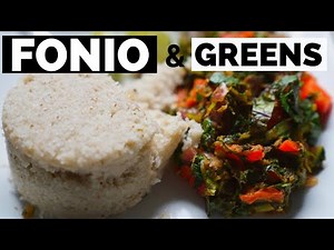 How To Make Fonio & Kale/Greens | Healthy African Ancient Grain