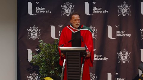 Arnie awarded doctorate from Ulster University