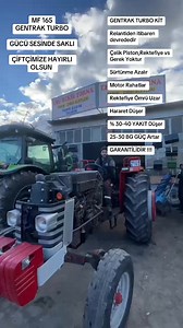 MF 165 GENTRAK TURBO KİT UYGULAMASI !!! | Gentrak Grup