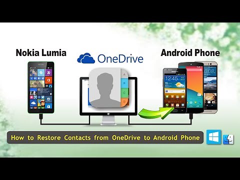 How to Restore Contacts from OneDrive to Android Phone, OneDrive Contacts to Android