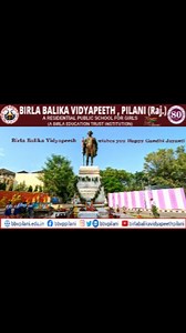 Birla Balika Vidyapeeth, Pilani celebrated Gandhi Jayanti & birth anniversary of Lal Bahadur Shastri on 2 October 2023 at Gandhi Circle Vidya Vihar BITS Pilani campus. #BirlaBalikaVidyapeethPilani #bbvp #bbvpilani #betpilani #GandhiJayanti #PilaniBand #BBVPBand #culturalprogram #India #Bharat #Patriotism #NationFirstAlwaysFirst #swachhbharatabhiyan #shs #AzadiKaAmritMahotsav #bestboardingschools #gandhijayantispecial #best_boarding_school_for_girls #admission24_25 #schooladmissions #AdmissionOpe