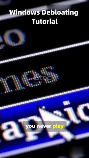 Windows Debloating Tutorial #Windows #Bloatware
