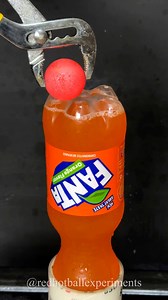 RHCB vs Fanta 🍷😱What’s Next? #satisfying #asmr #experiment #science #rhcb #fanta | Red Hot Ball Experiments