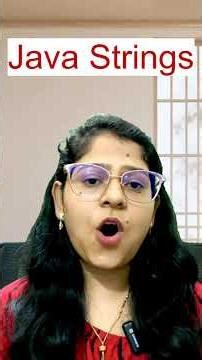 Strings in Java Explained in 60 Seconds | CodeCraft with Poonam