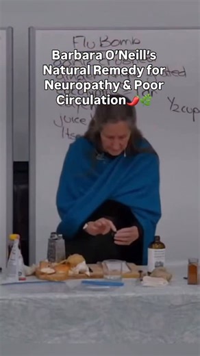 Cold feet? Numbness? Poor circulation? Barbara O’Neill shares how a simple cayenne pepper compress can bring warmth back to the feet and even help people with peripheral neuropathy, including those with diabetes. 🌶️ . . . #BarbaraONeill #NaturalRemedies #CirculationBoost #NeuropathyRelief #CayennePepper #DiabetesSupport #HolisticHealth #NaturalHealing #WellnessTips #naturalremedies #diy #thehealthyyhabitat #reels | thehealthyyhabitat