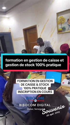 -là #cejour-là formation en gestion de caisse et gestion de stock 100% pratique #gestiondecaisse #gestion #informatique #marketingdigital