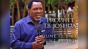 "I SAW TWO FATHERS OF FAITH FROM NIGERIA THAT WILL PASS AWAY THIS YEAR 2021," Pst John Anosike PROPHET T.B JOSHUA DEATH PROPHECY - DATE: 12TH FEB 2021 STAY TUNED FOR MORE 2021 GLOBAL PROPHECIES FROM OUR MAN OF GOD AS THINGS UNFOLD | Pastor John Anosike